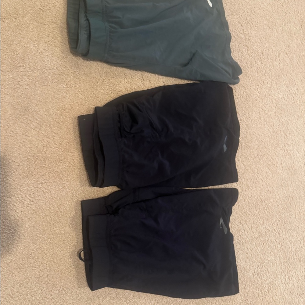 3 pack - Brooks Men's Athletic Shorts - Black and Grey